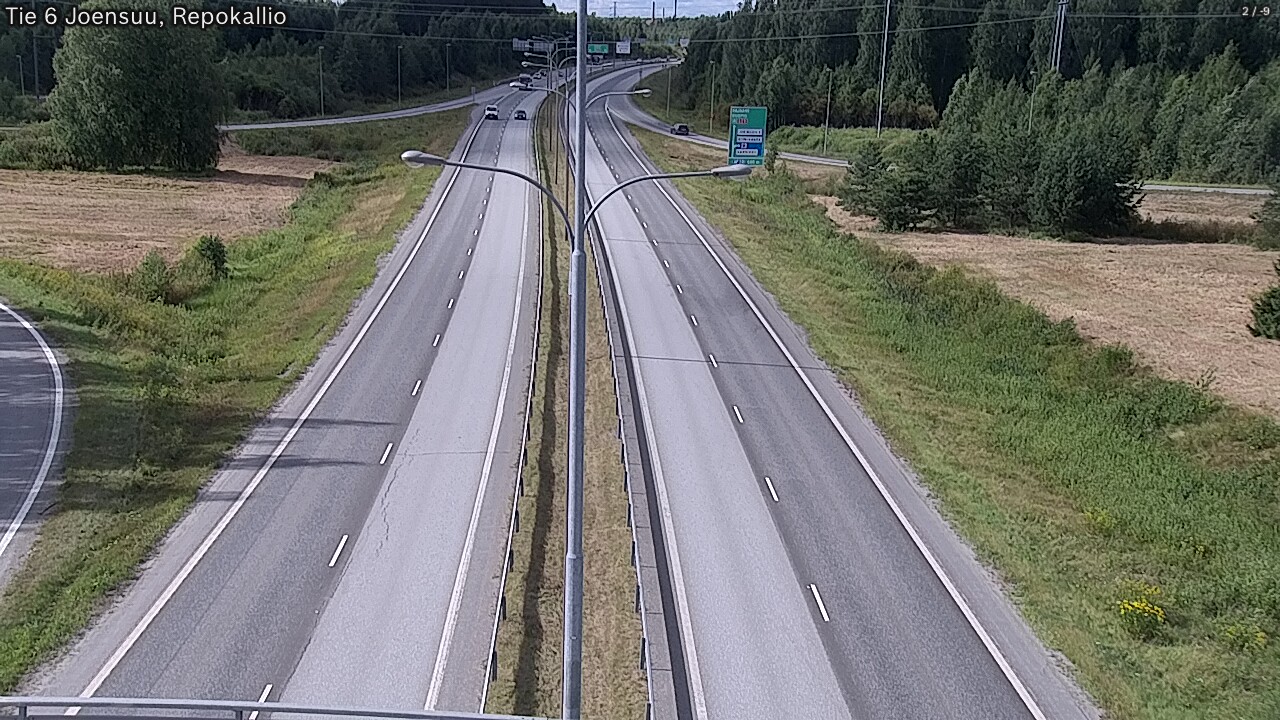 Kelikamerat Kuva Tie 6 Joensuu, Repokallio, Joensuu, Pohjois-Karjala