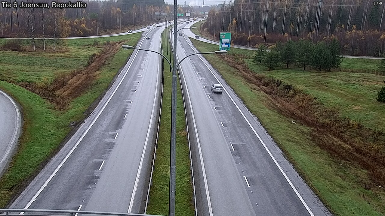 Kelikamerat Kuva Tie 6 Joensuu, Repokallio, Joensuu, Pohjois-Karjala