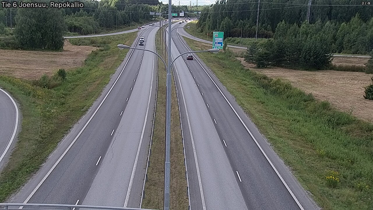 Kelikamerat Kuva Tie 6 Joensuu, Repokallio, Joensuu, Pohjois-Karjala