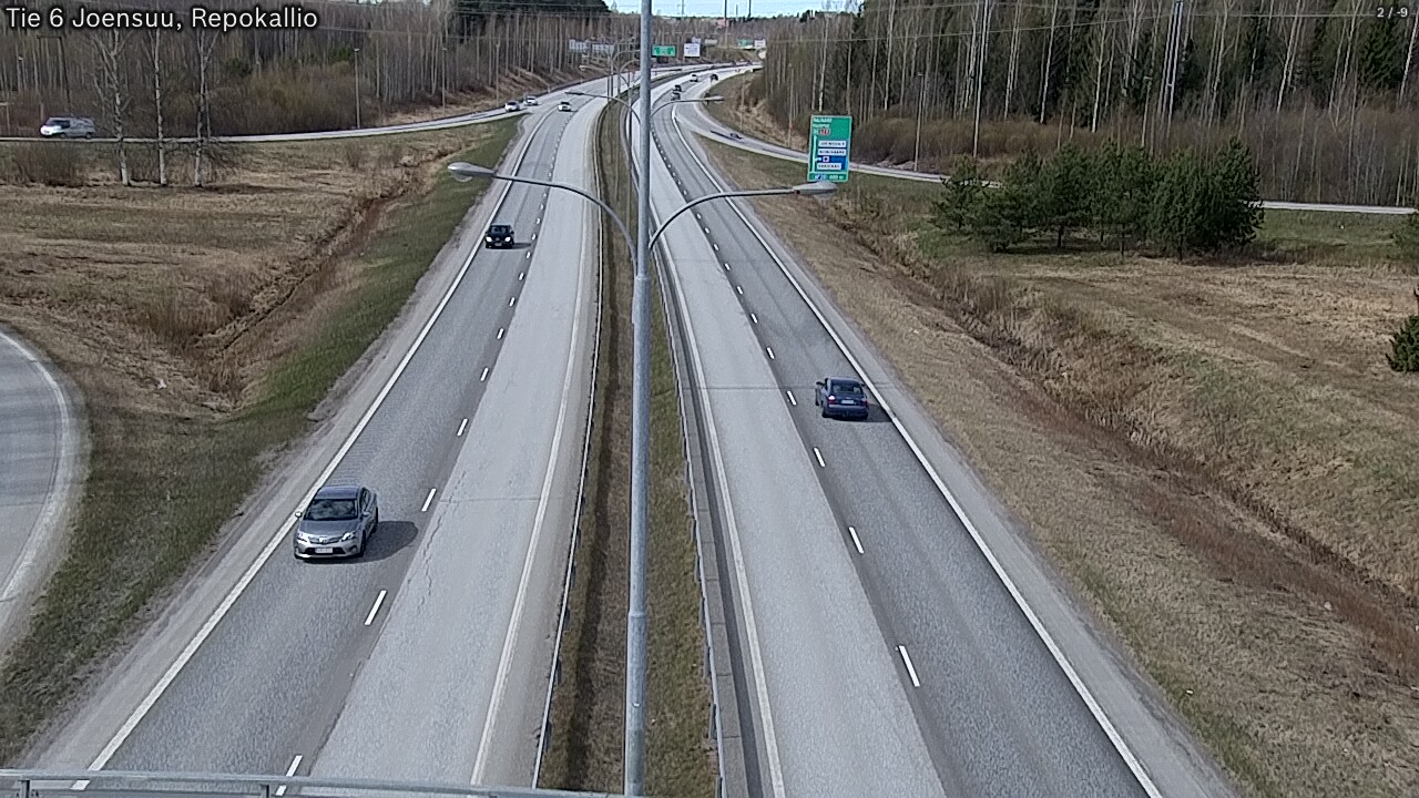 Kelikamerat Kuva Tie 6 Joensuu, Repokallio, Joensuu, Pohjois-Karjala