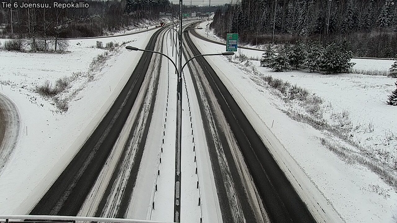 Kelikamerat Kuva Tie 6 Joensuu, Repokallio, Joensuu, Pohjois-Karjala