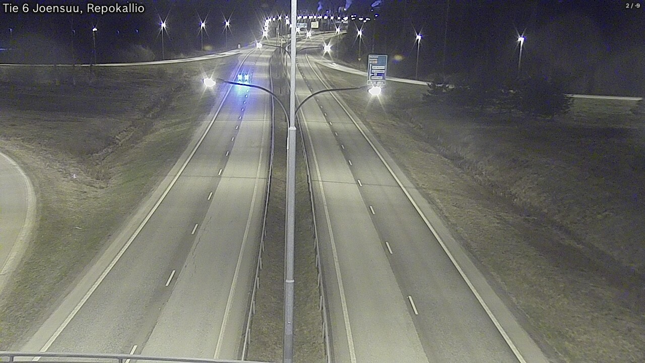 Weather Camera Image Väg 6 Joensuu, Repokallio, Joensuu, Pohjois-Karjala