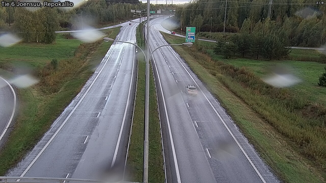 Weather Camera Image Road 6 Joensuu, Repokallio, Joensuu, Pohjois-Karjala