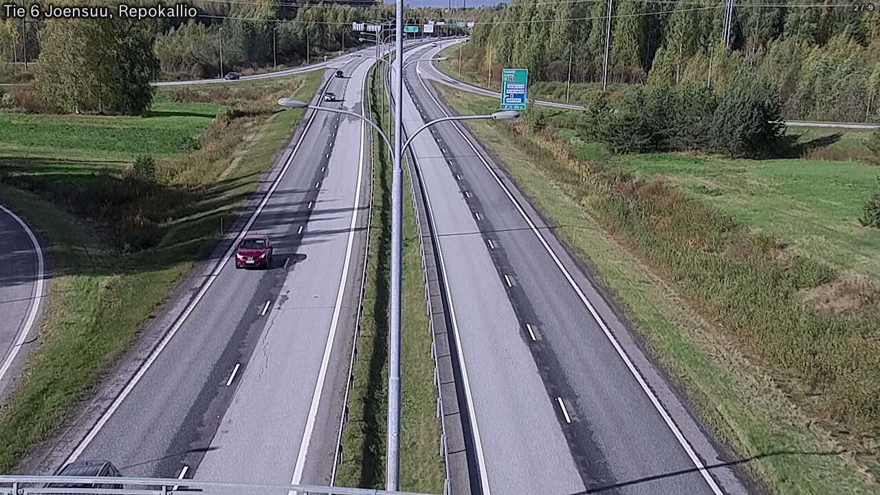 Weather Camera Image Road 6 Joensuu, Repokallio, Joensuu, Pohjois-Karjala