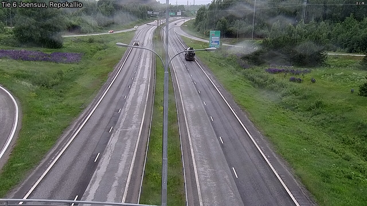 Kelikamerat Kuva Tie 6 Joensuu, Repokallio, Joensuu, Pohjois-Karjala