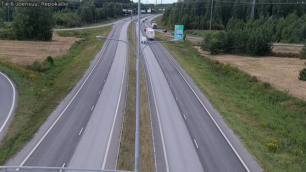 Kelikamerat Kuva Tie 6 Joensuu, Repokallio, Joensuu, Pohjois-Karjala