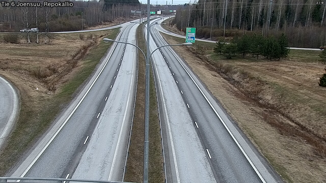 Kelikamerat Kuva Tie 6 Joensuu, Repokallio, Joensuu, Pohjois-Karjala