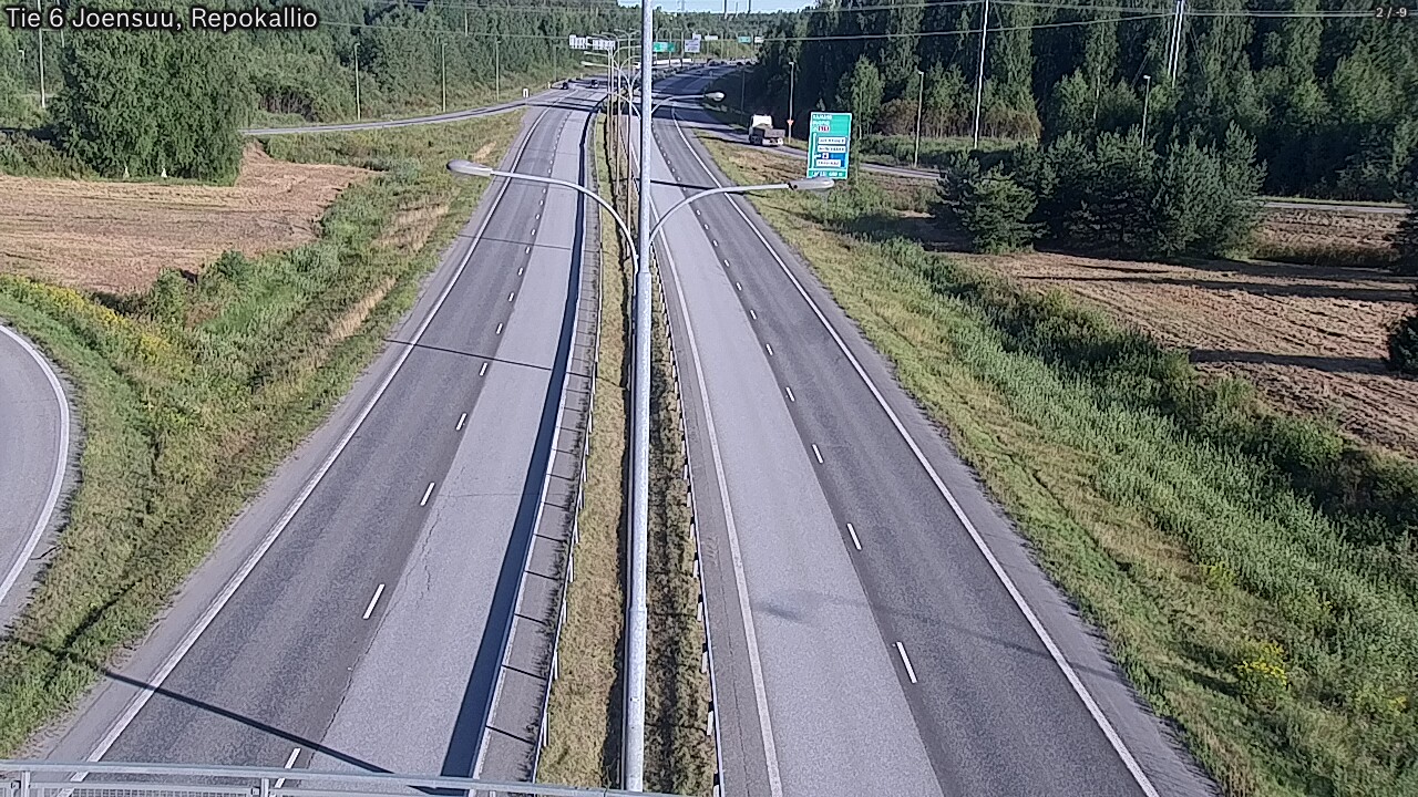 Weather Camera Image Road 6 Joensuu, Repokallio, Joensuu, Pohjois-Karjala