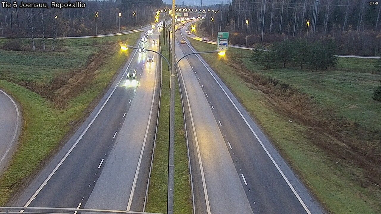 Kelikamerat Kuva Tie 6 Joensuu, Repokallio, Joensuu, Pohjois-Karjala