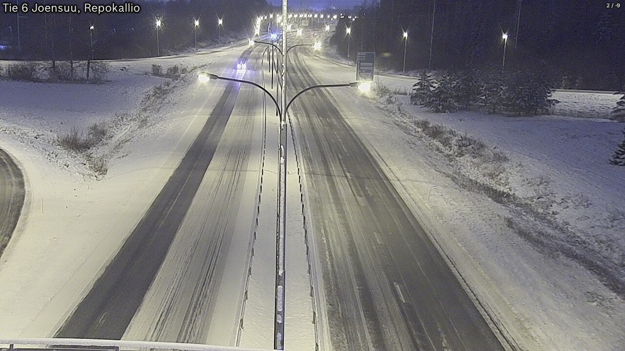 Weather Camera Image Väg 6 Joensuu, Repokallio, Joensuu, Pohjois-Karjala