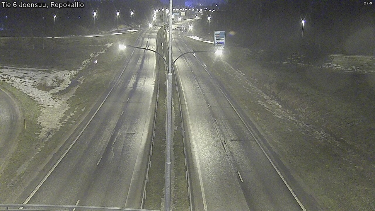 Kelikamerat Kuva Tie 6 Joensuu, Repokallio, Joensuu, Pohjois-Karjala