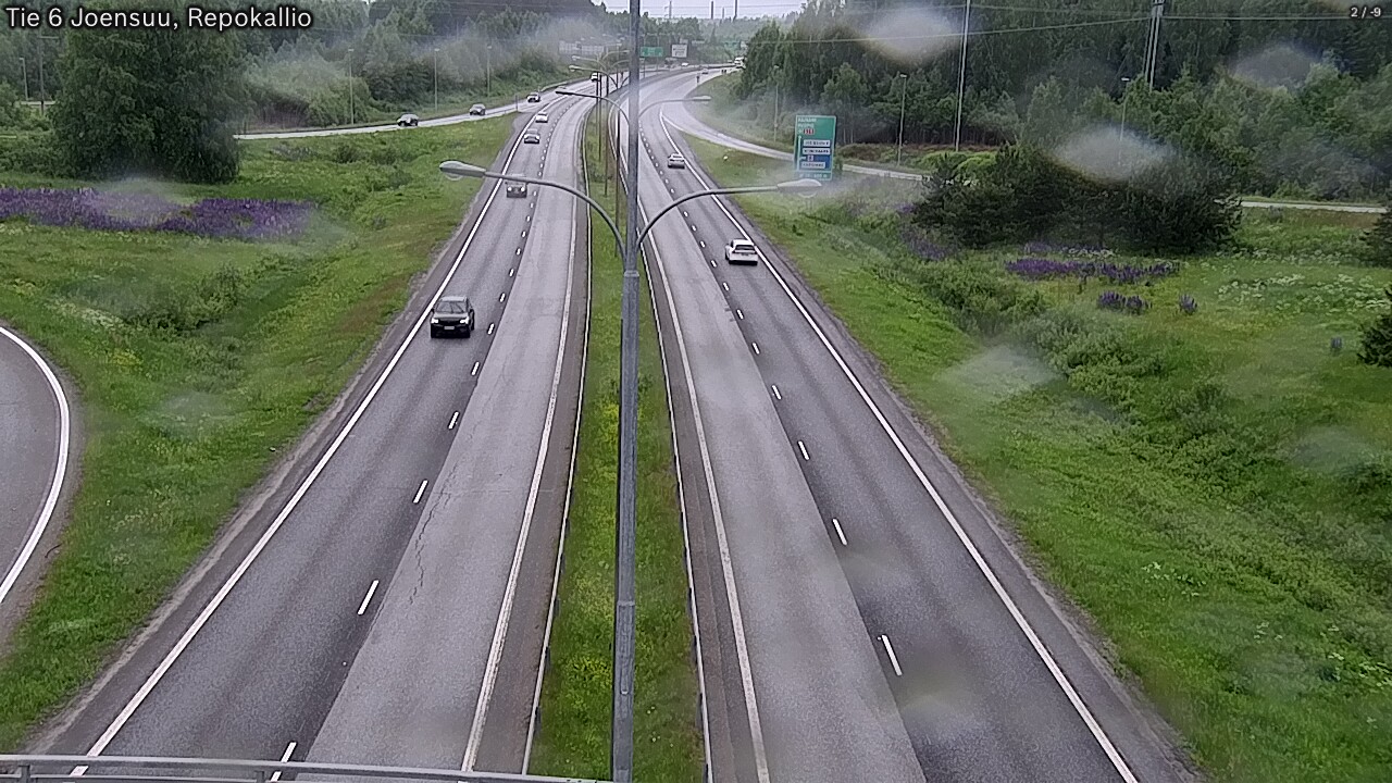 Kelikamerat Kuva Tie 6 Joensuu, Repokallio, Joensuu, Pohjois-Karjala