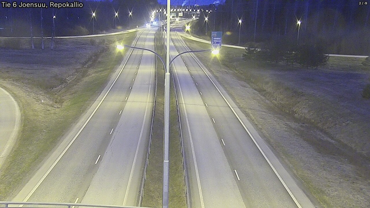 Weather Camera Image Road 6 Joensuu, Repokallio, Joensuu, Pohjois-Karjala
