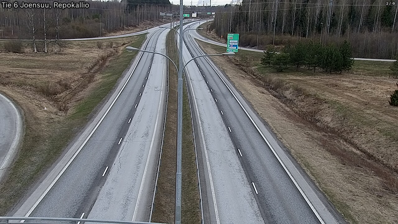 Kelikamerat Kuva Tie 6 Joensuu, Repokallio, Joensuu, Pohjois-Karjala