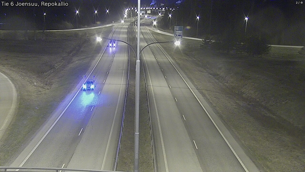 Weather Camera Image Väg 6 Joensuu, Repokallio, Joensuu, Pohjois-Karjala