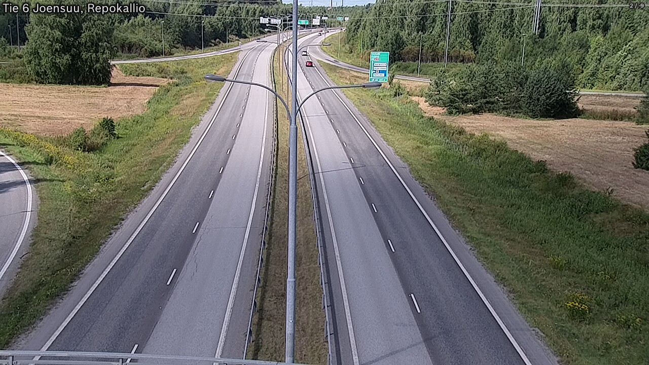 Kelikamerat Kuva Tie 6 Joensuu, Repokallio, Joensuu, Pohjois-Karjala