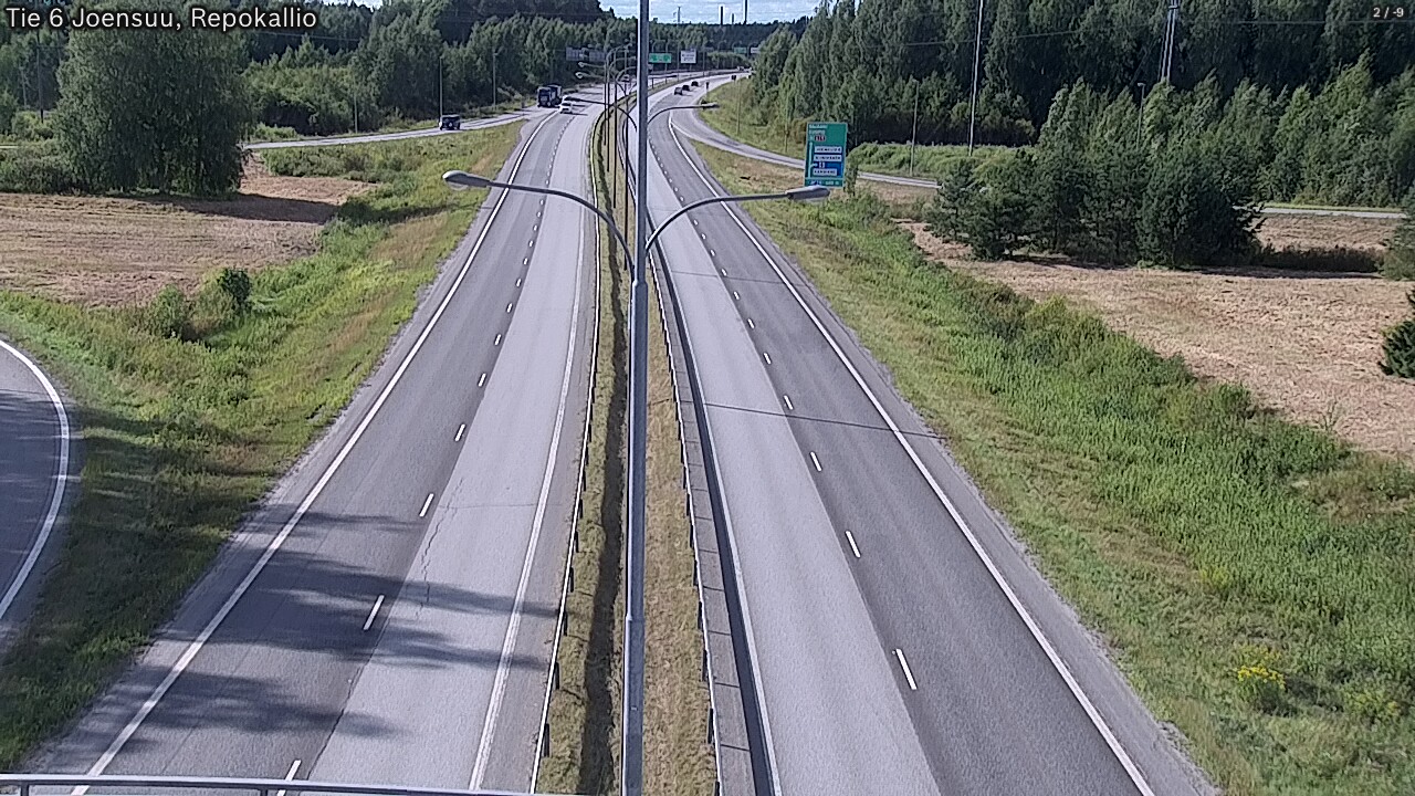 Kelikamerat Kuva Tie 6 Joensuu, Repokallio, Joensuu, Pohjois-Karjala