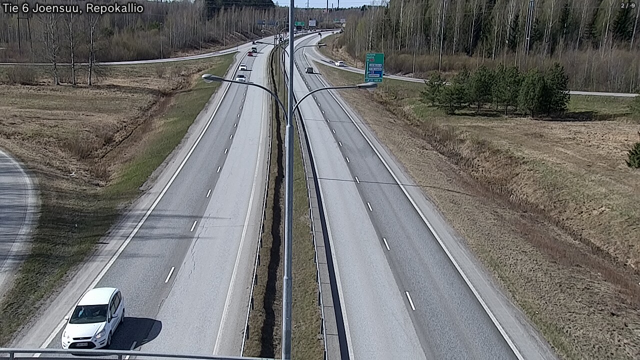Kelikamerat Kuva Tie 6 Joensuu, Repokallio, Joensuu, Pohjois-Karjala