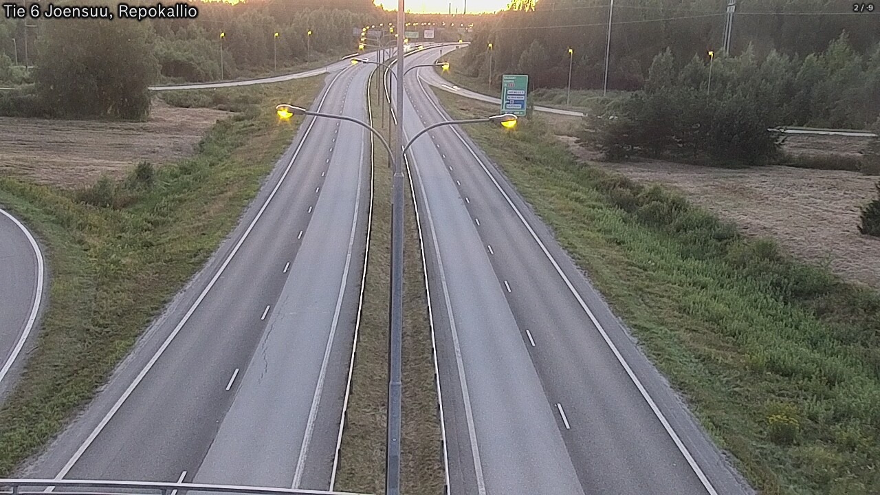 Kelikamerat Kuva Tie 6 Joensuu, Repokallio, Joensuu, Pohjois-Karjala