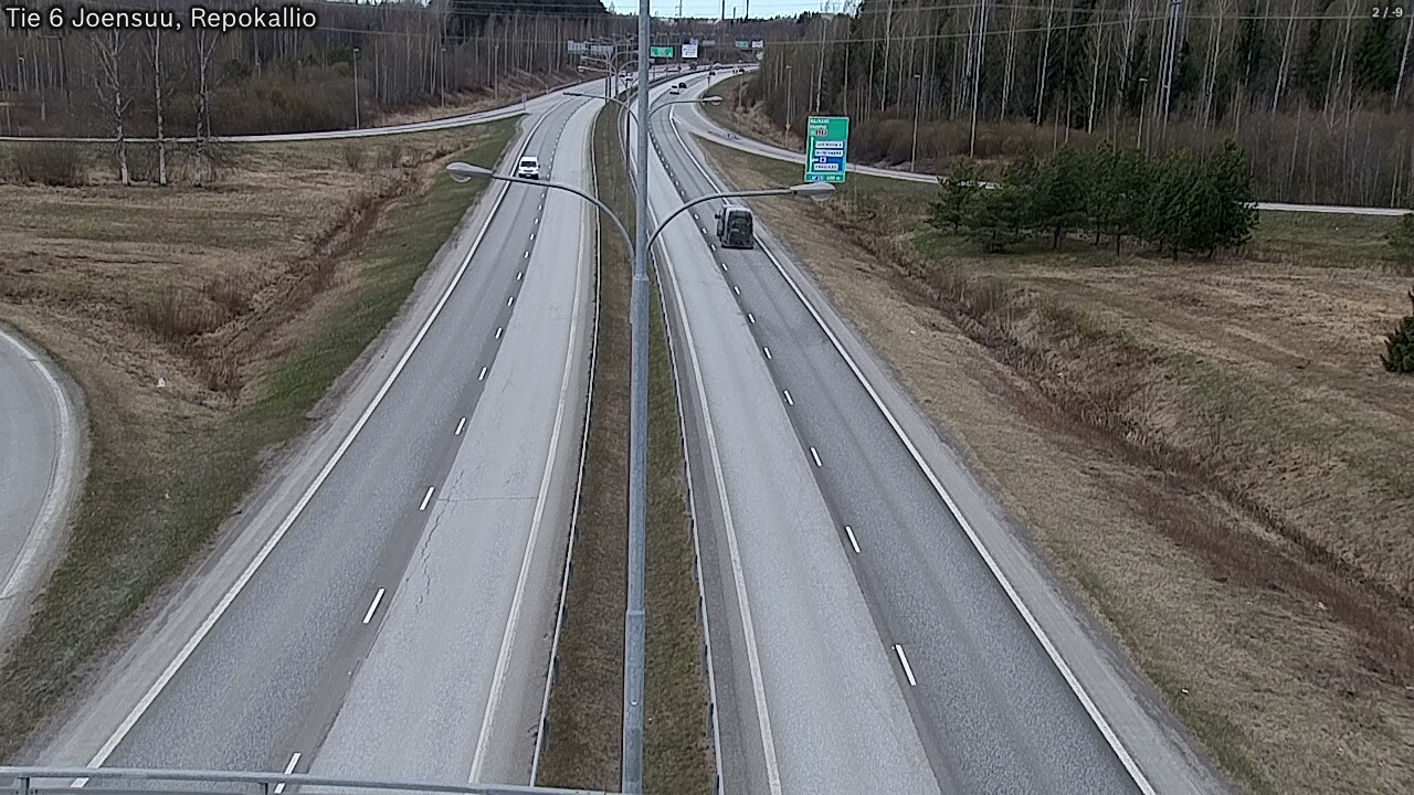 Kelikamerat Kuva Tie 6 Joensuu, Repokallio, Joensuu, Pohjois-Karjala