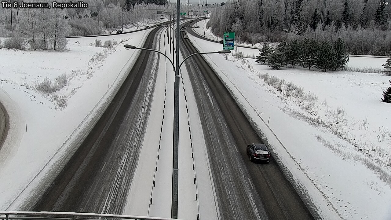Weather Camera Image Väg 6 Joensuu, Repokallio, Joensuu, Pohjois-Karjala