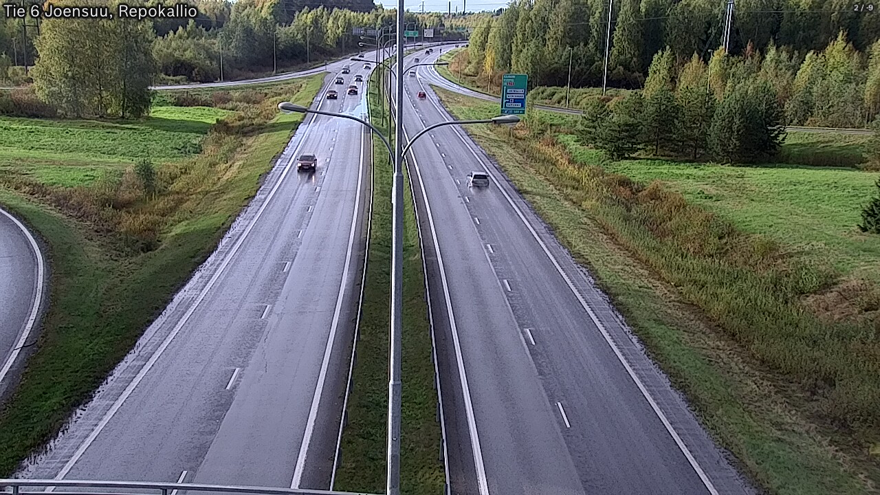 Kelikamerat Kuva Tie 6 Joensuu, Repokallio, Joensuu, Pohjois-Karjala