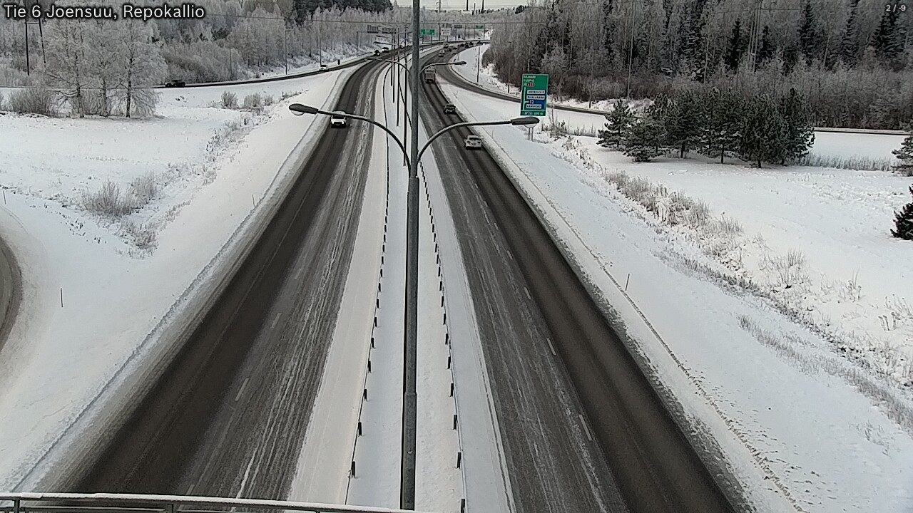 Weather Camera Image Väg 6 Joensuu, Repokallio, Joensuu, Pohjois-Karjala