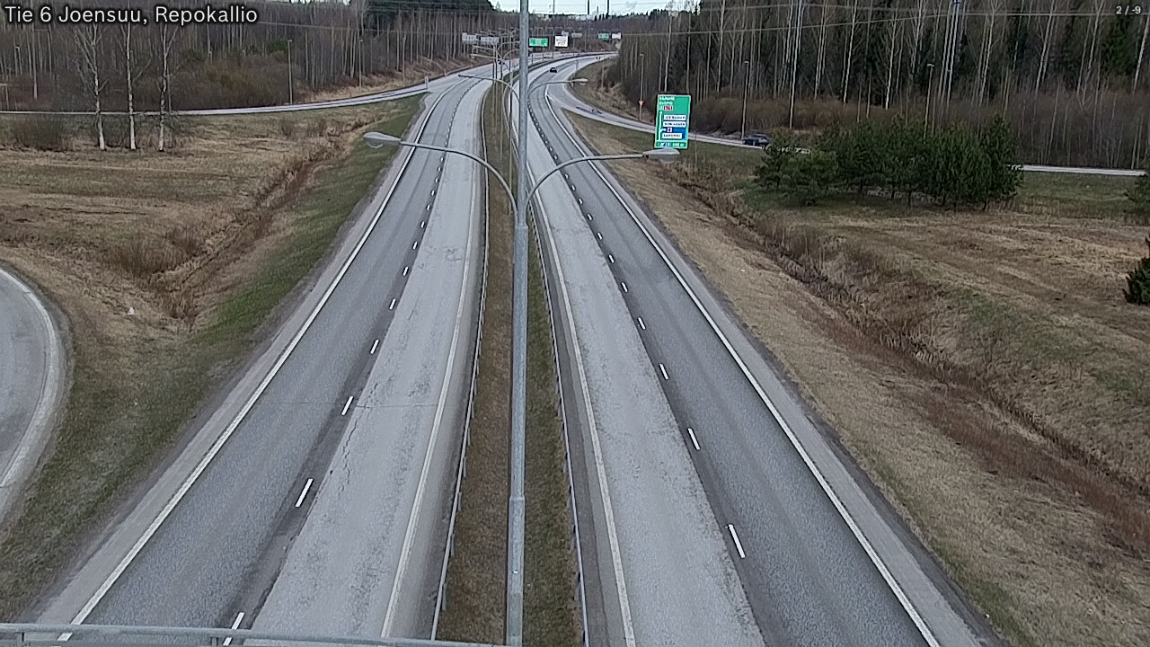 Kelikamerat Kuva Tie 6 Joensuu, Repokallio, Joensuu, Pohjois-Karjala