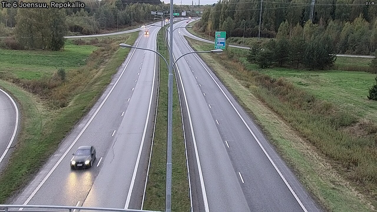 Kelikamerat Kuva Tie 6 Joensuu, Repokallio, Joensuu, Pohjois-Karjala