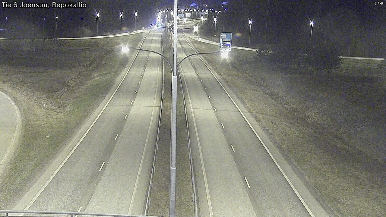 Weather Camera Image Väg 6 Joensuu, Repokallio, Joensuu, Pohjois-Karjala
