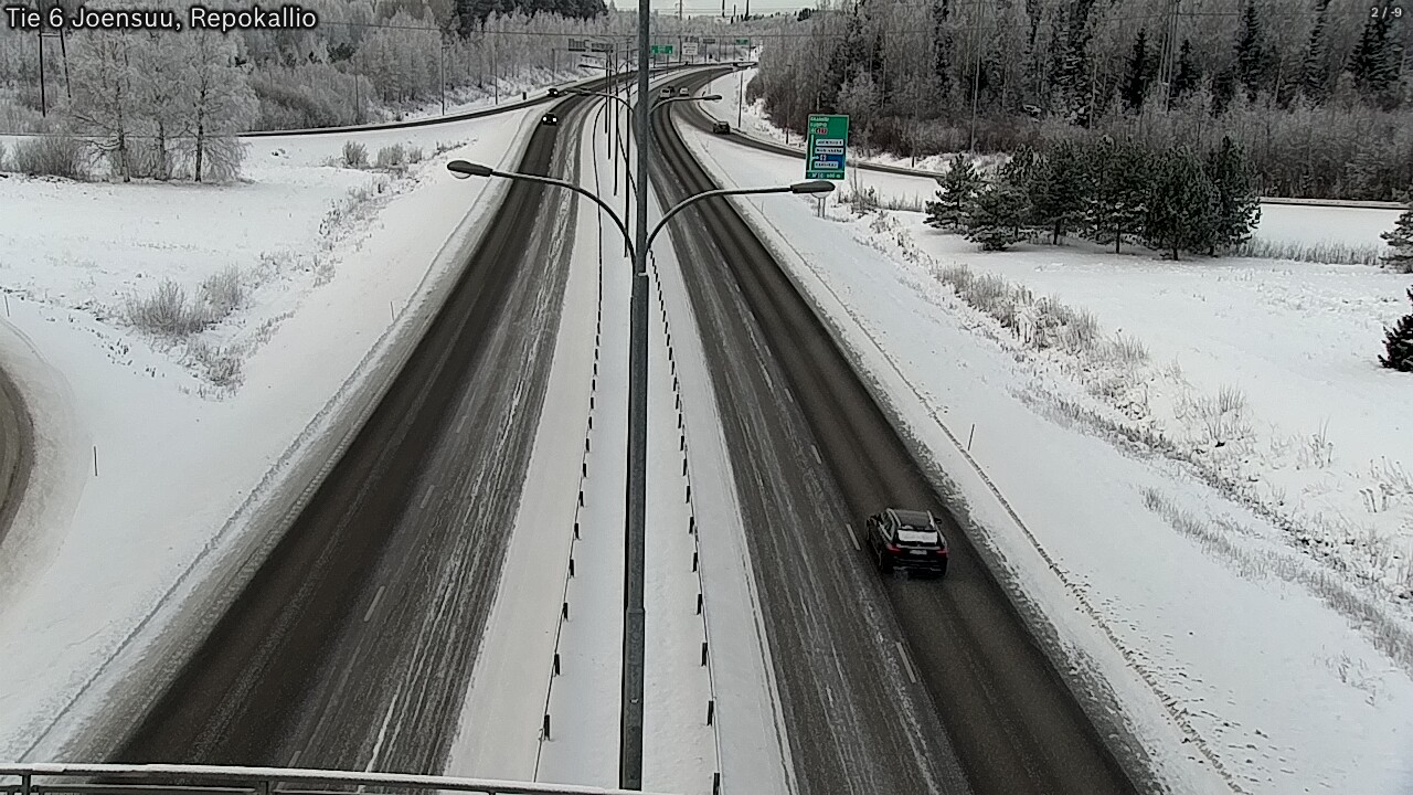 Weather Camera Image Väg 6 Joensuu, Repokallio, Joensuu, Pohjois-Karjala