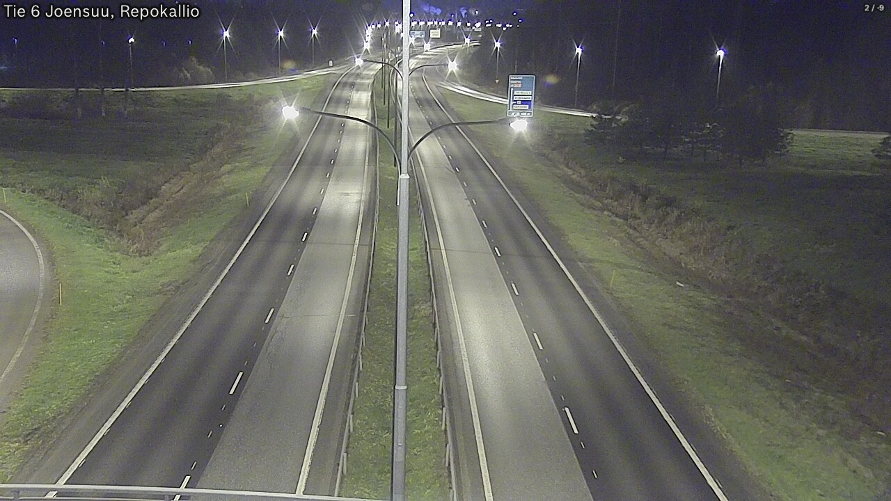 Kelikamerat Kuva Tie 6 Joensuu, Repokallio, Joensuu, Pohjois-Karjala