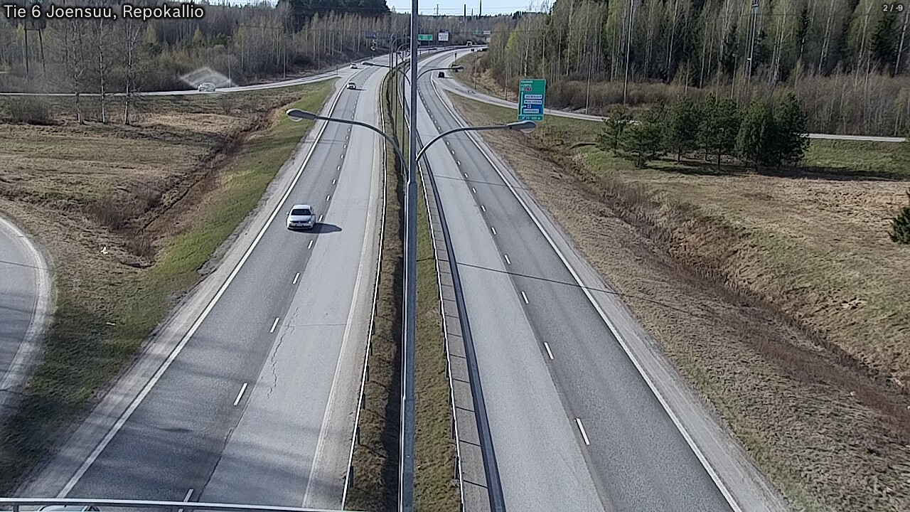 Kelikamerat Kuva Tie 6 Joensuu, Repokallio, Joensuu, Pohjois-Karjala