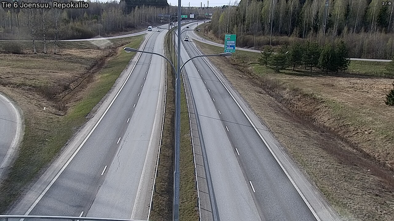 Kelikamerat Kuva Tie 6 Joensuu, Repokallio, Joensuu, Pohjois-Karjala
