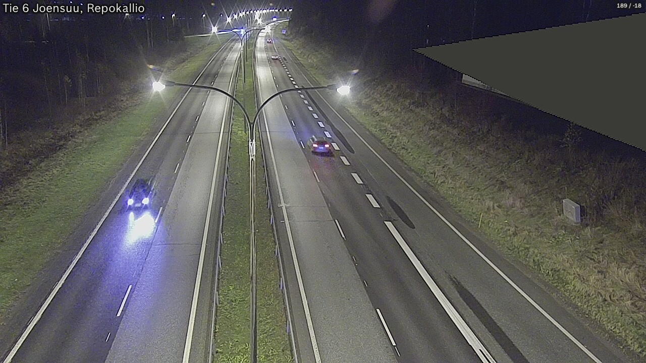 Kelikamerat Kuva Tie 6 Joensuu, Repokallio, Joensuu, Pohjois-Karjala