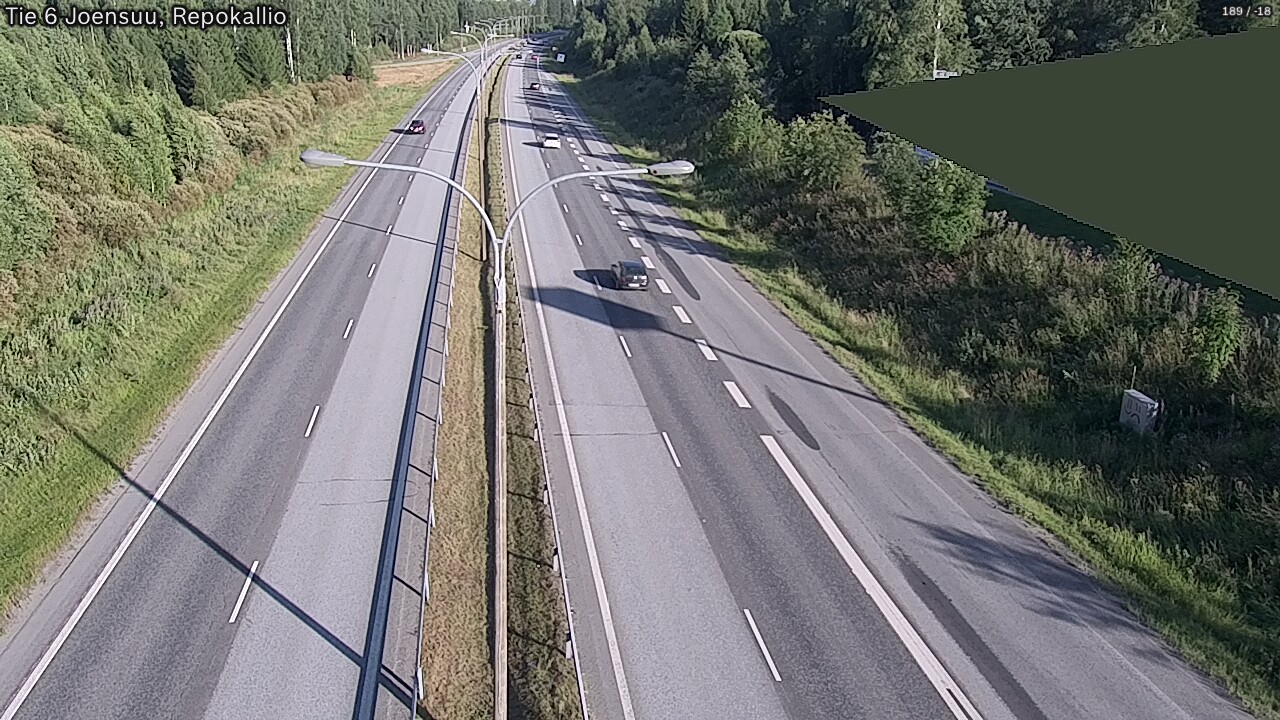 Kelikamerat Kuva Tie 6 Joensuu, Repokallio, Joensuu, Pohjois-Karjala