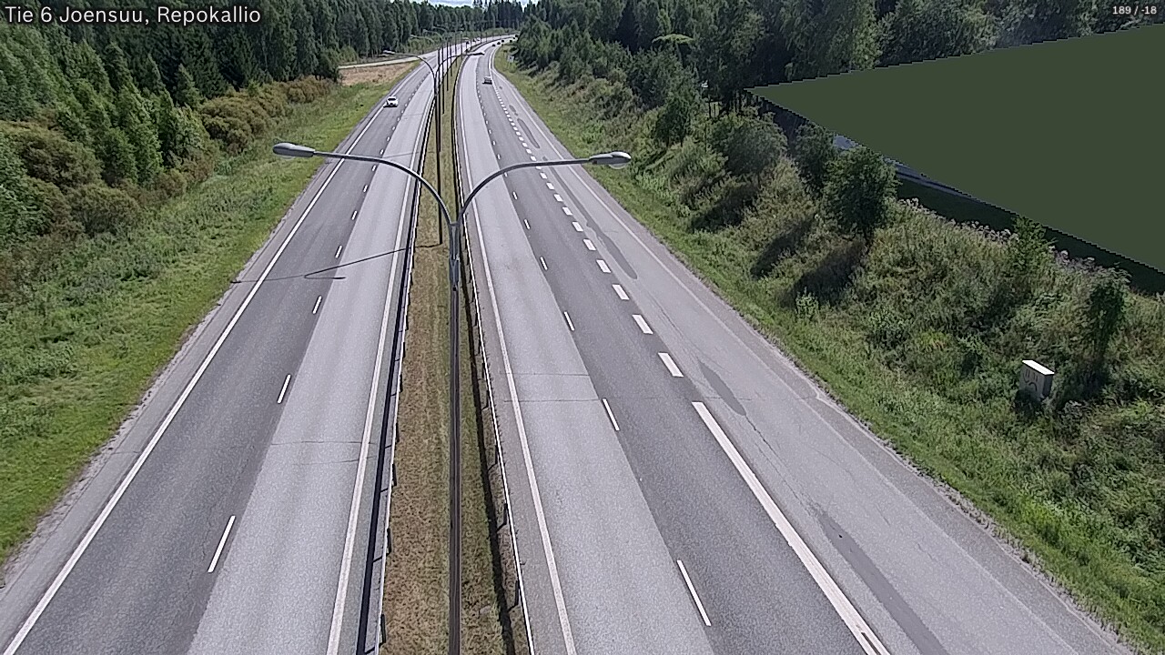 Kelikamerat Kuva Tie 6 Joensuu, Repokallio, Joensuu, Pohjois-Karjala