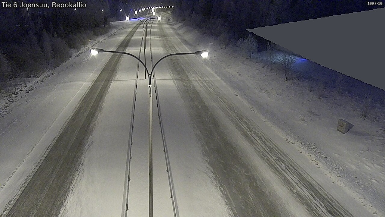 Kelikamerat Kuva Tie 6 Joensuu, Repokallio, Joensuu, Pohjois-Karjala