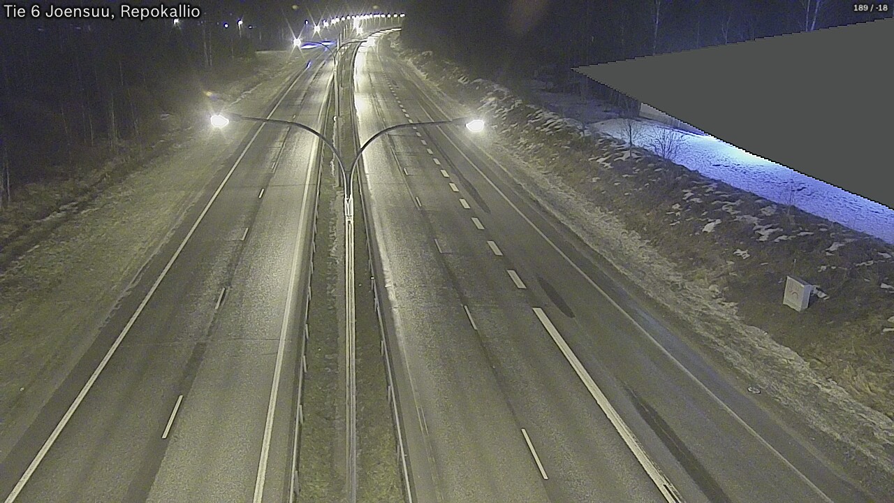 Kelikamerat Kuva Tie 6 Joensuu, Repokallio, Joensuu, Pohjois-Karjala