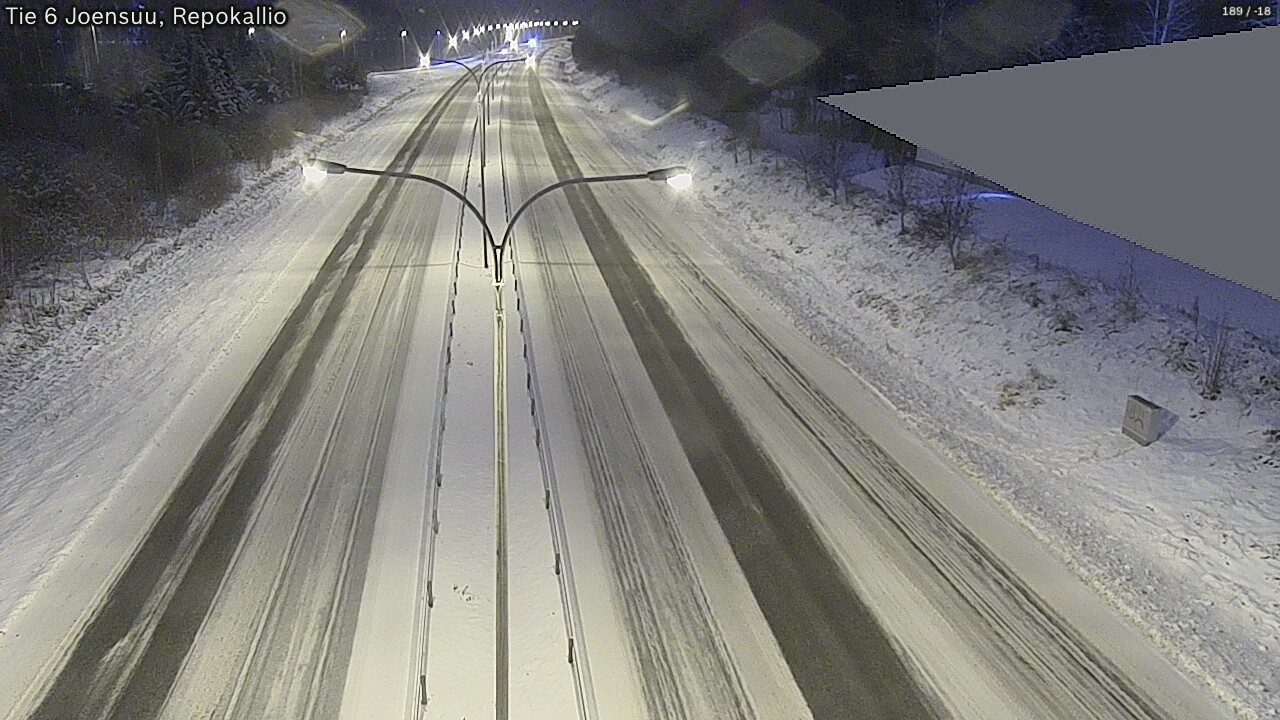 Weather Camera Image Väg 6 Joensuu, Repokallio, Joensuu, Pohjois-Karjala