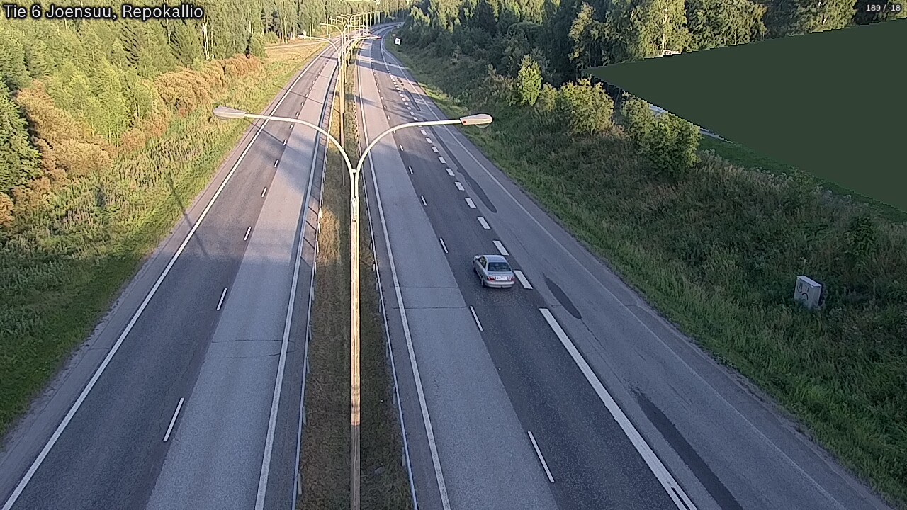 Kelikamerat Kuva Tie 6 Joensuu, Repokallio, Joensuu, Pohjois-Karjala