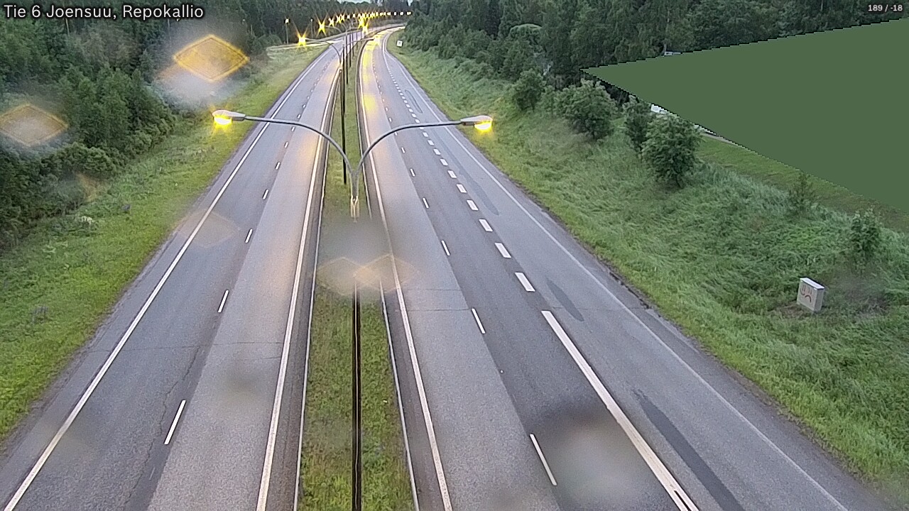 Kelikamerat Kuva Tie 6 Joensuu, Repokallio, Joensuu, Pohjois-Karjala