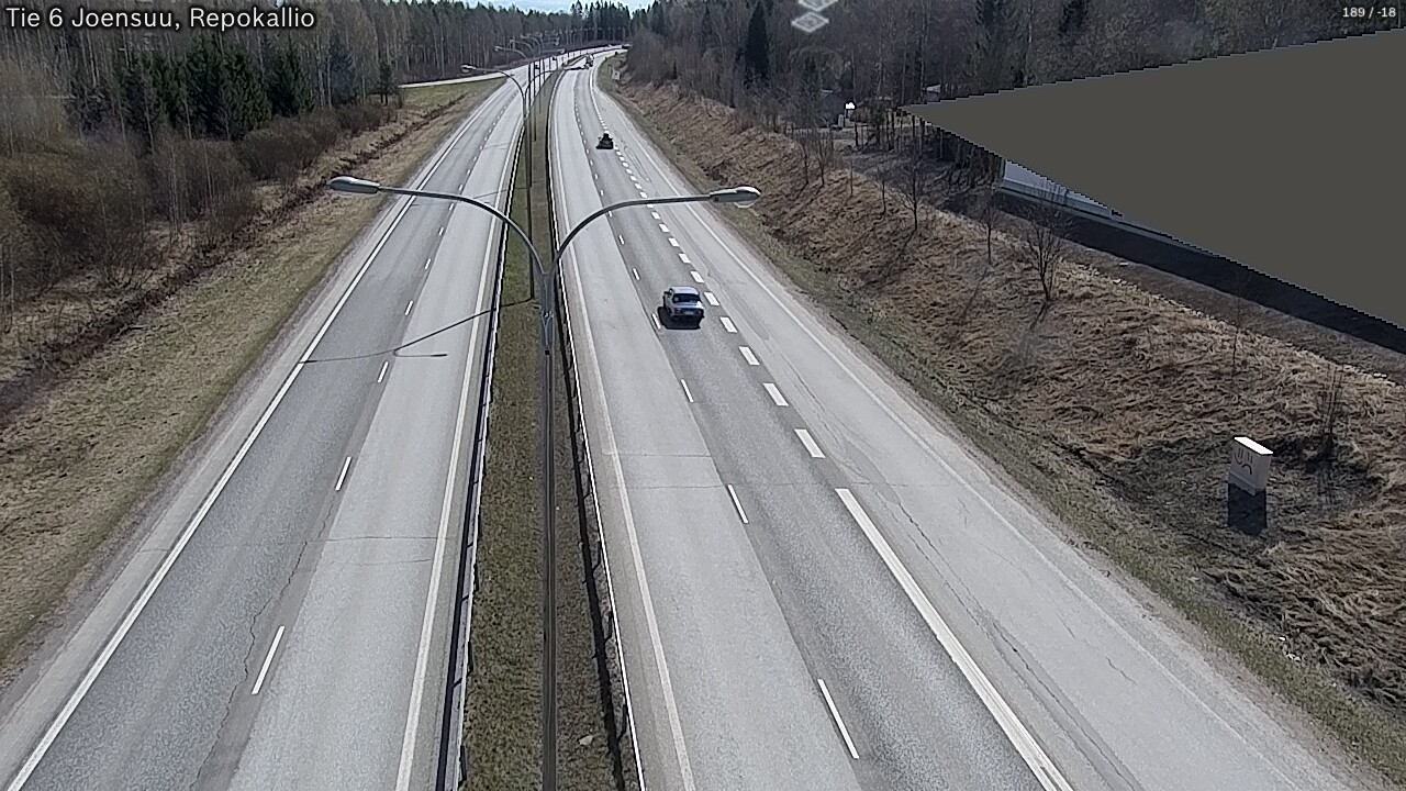 Weather Camera Image Väg 6 Joensuu, Repokallio, Joensuu, Pohjois-Karjala