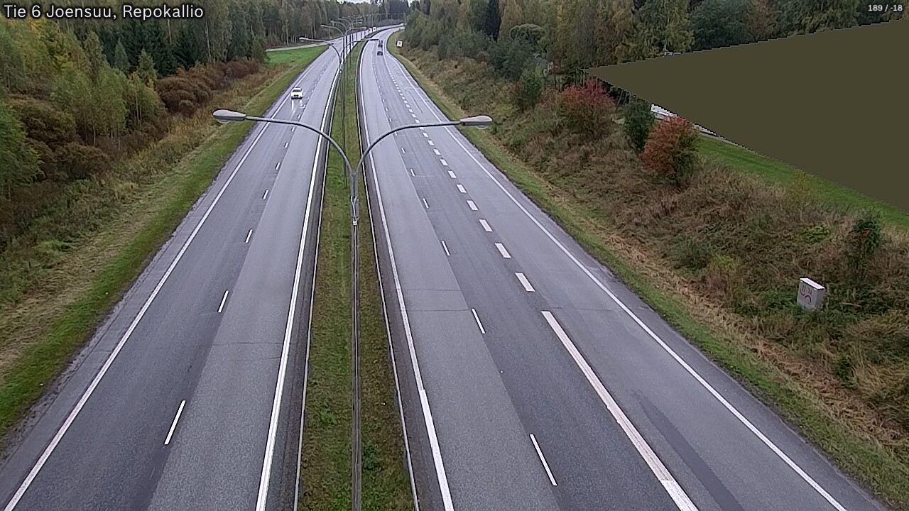 Kelikamerat Kuva Tie 6 Joensuu, Repokallio, Joensuu, Pohjois-Karjala