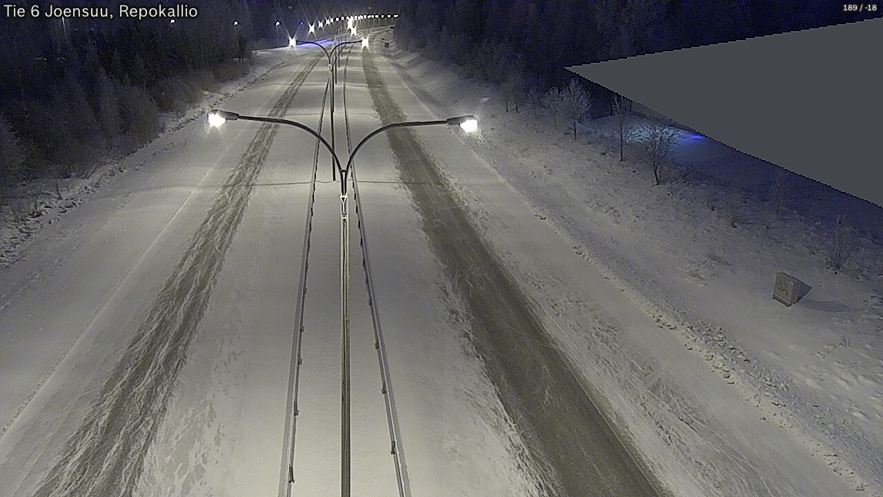 Kelikamerat Kuva Tie 6 Joensuu, Repokallio, Joensuu, Pohjois-Karjala