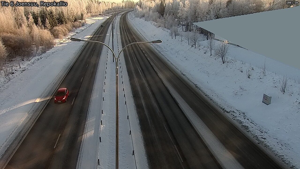 Kelikamerat Kuva Tie 6 Joensuu, Repokallio, Joensuu, Pohjois-Karjala