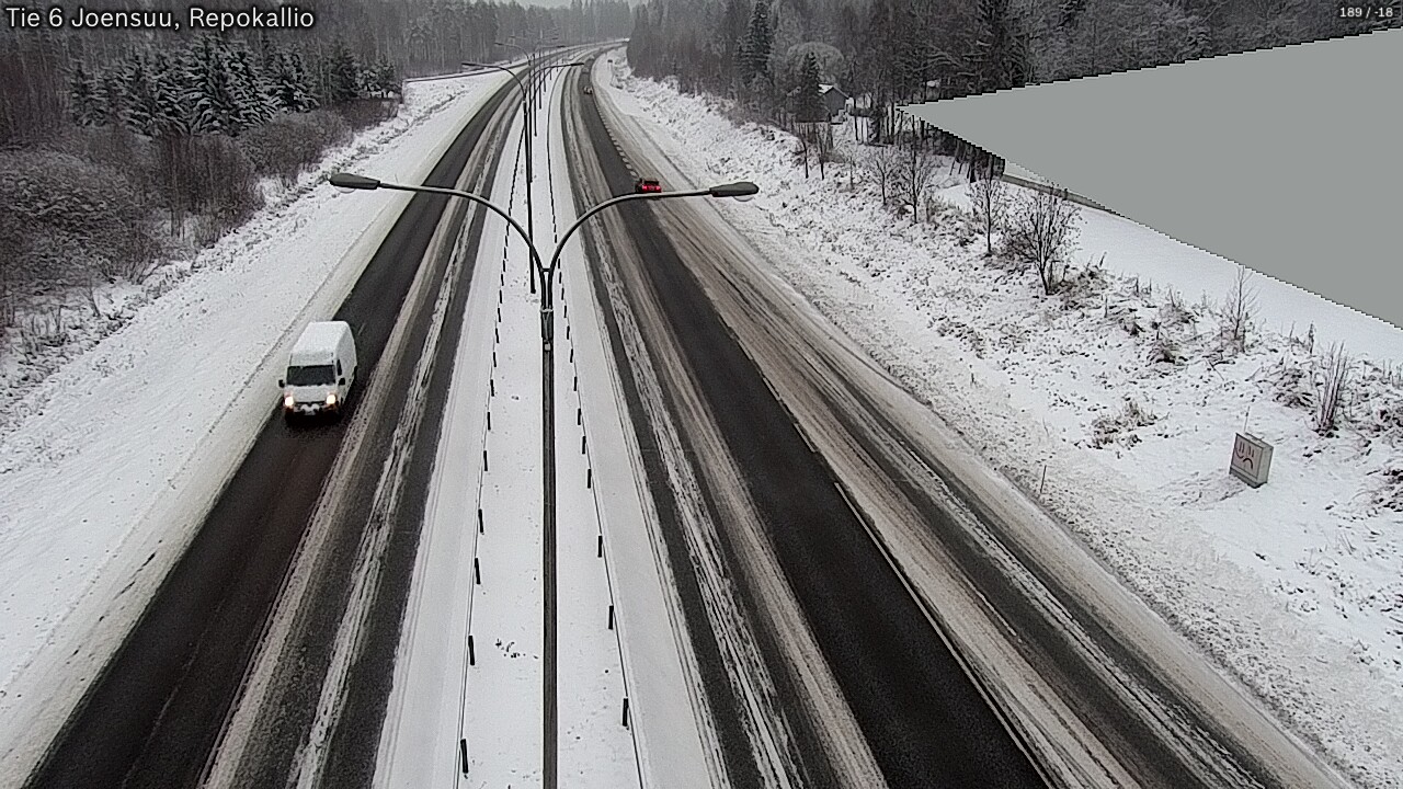 Weather Camera Image Väg 6 Joensuu, Repokallio, Joensuu, Pohjois-Karjala