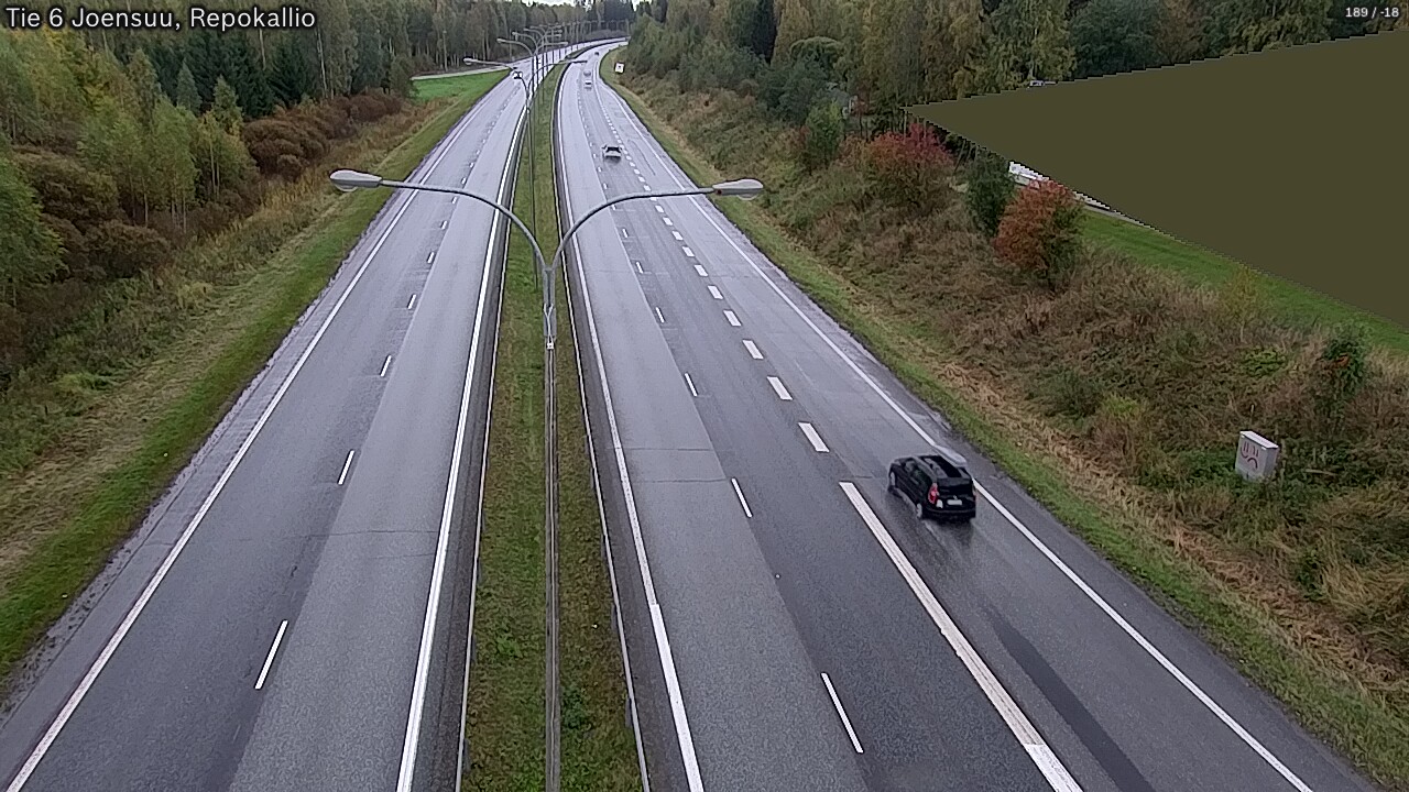 Kelikamerat Kuva Tie 6 Joensuu, Repokallio, Joensuu, Pohjois-Karjala