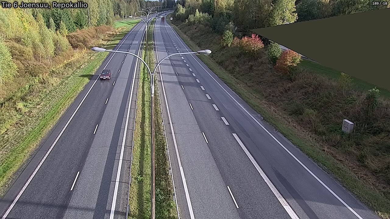 Kelikamerat Kuva Tie 6 Joensuu, Repokallio, Joensuu, Pohjois-Karjala