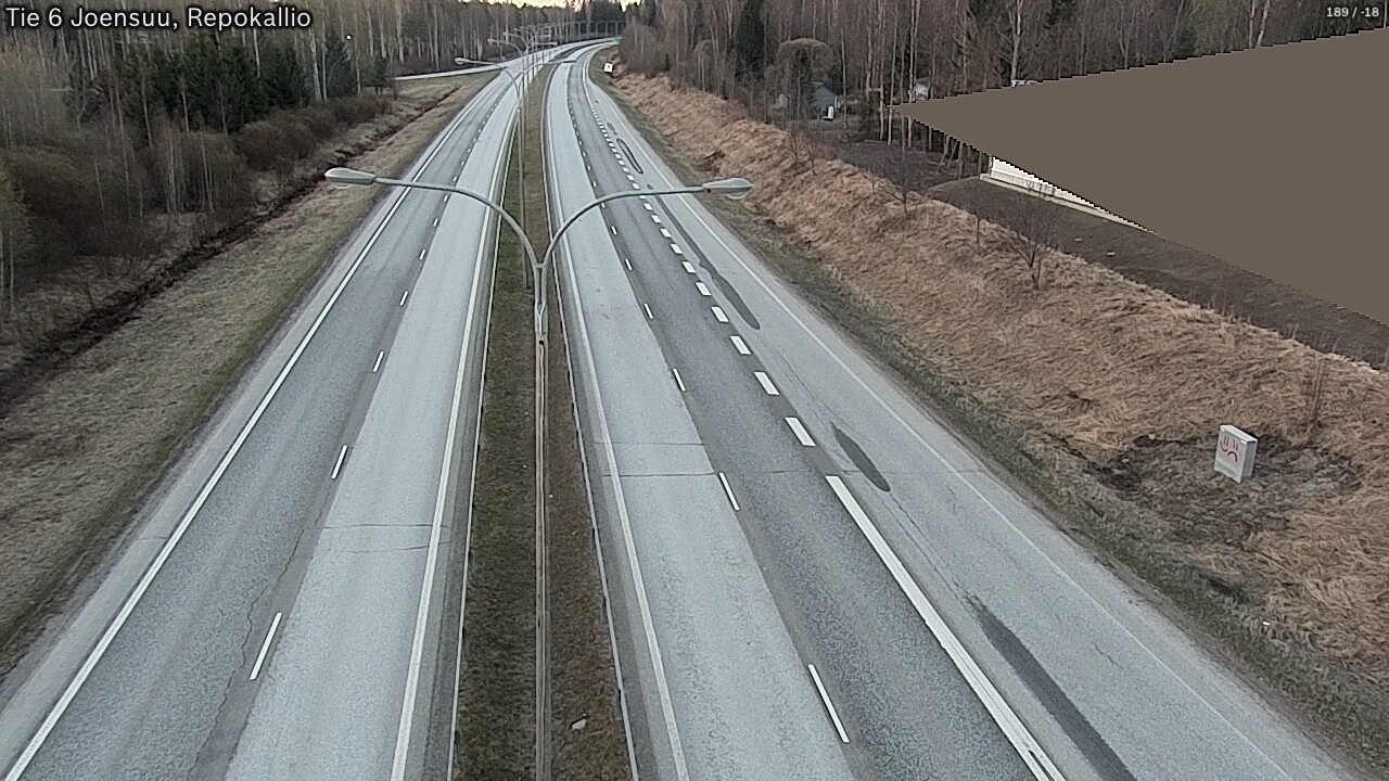 Kelikamerat Kuva Tie 6 Joensuu, Repokallio, Joensuu, Pohjois-Karjala